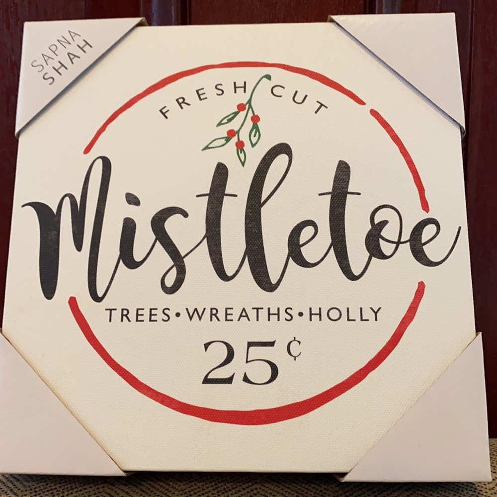 ~Samoa Shah~ “Fresh Cut Mistletoe” Canvas Art
